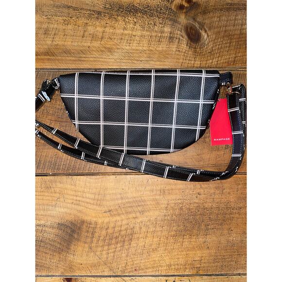 NWT Rampage Brown Cream Fanny Pack Belt Bag Adjustable Strap MSRP $68 - Picture 7 of 9